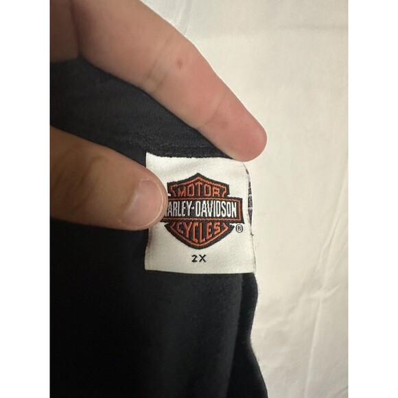 Vintage Y2K Harley Davidson Zip Up Vest - Picture 6 of 6